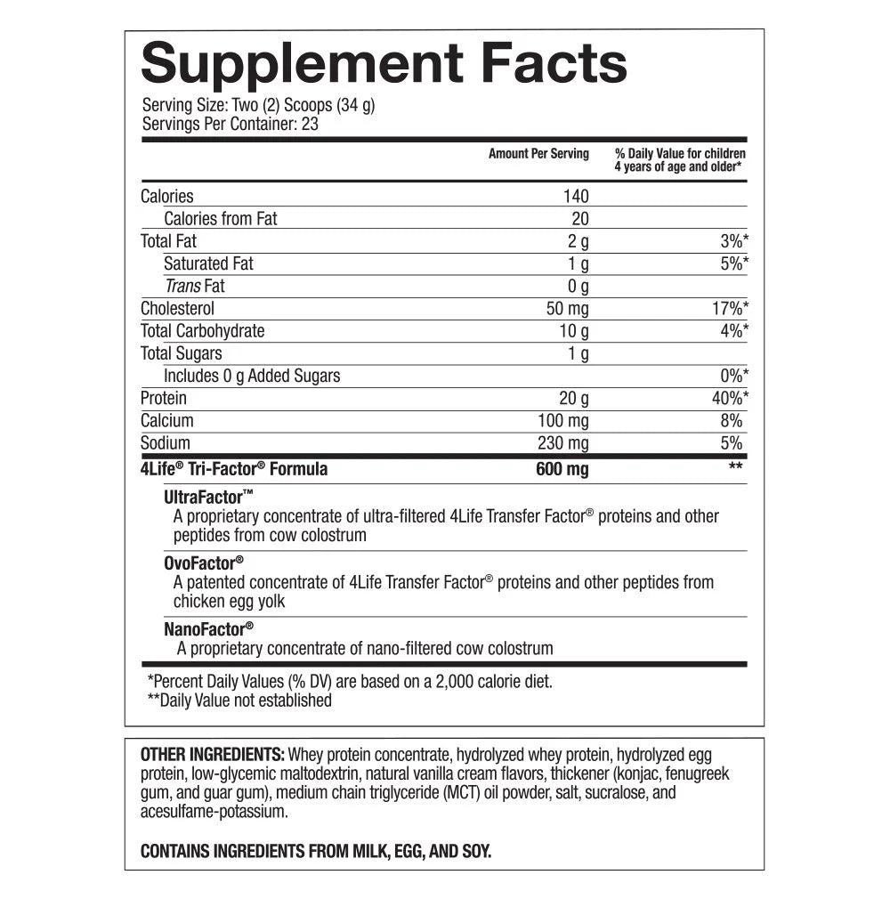 Pro-TF—Proteína Vanilla